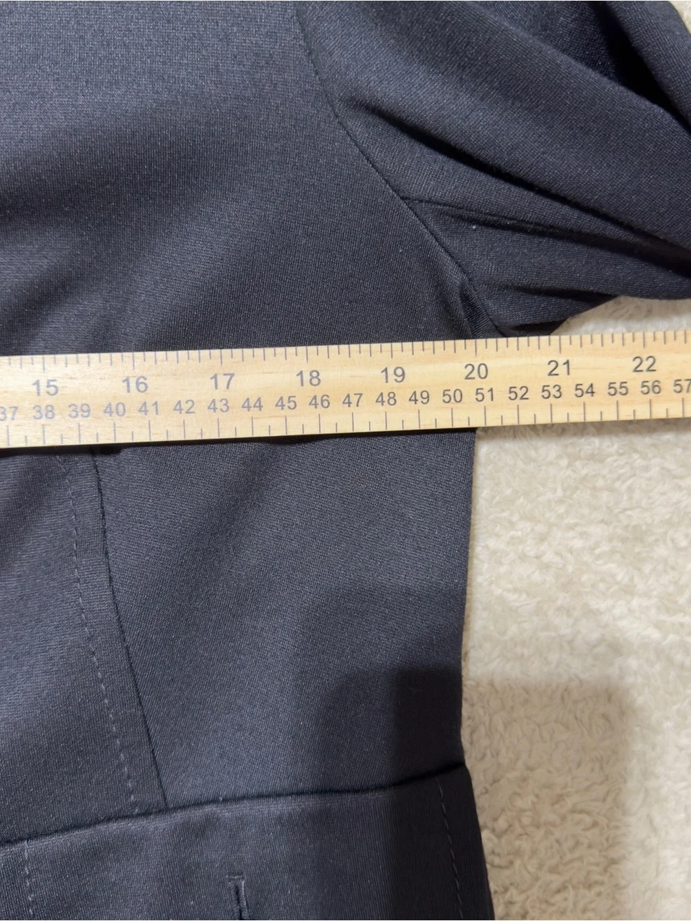 Ann Taylor LOFT Black Peacoat Jacket Women’s Size 12 Belted‎ Wool Blend Classic